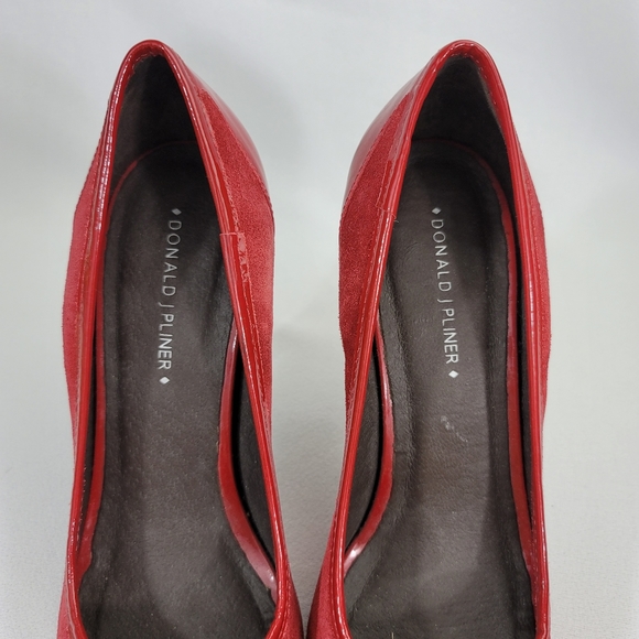 Donald J Pliner VELKA Peep Toe Pumps Sz 8 - Picture 3 of 15